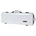 BAM ICE SUPREME Hightech Oblong Violin Case with Back Pocket - White / Black Version (ICE2018XLWN) - Gsus4