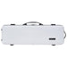 BAM ICE SUPREME Hightech Oblong Violin Case with Back Pocket - White / Black Version (ICE2018XLWN) - Gsus4