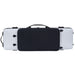BAM ICE SUPREME Hightech Oblong Violin Case with Back Pocket - White / Black Version (ICE2018XLWN) - Gsus4