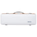 BAM ICE SUPREME Hightech Oblong Violin Case with Back Pocket - White / Orange Version (ICE2018XLWO) - Gsus4