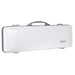 BAM ICE SUPREME Hightech Oblong Violin Case with Back Pocket - White / Silver Version (ICE2018XLWS) - Gsus4