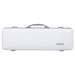 BAM ICE SUPREME Hightech Oblong Violin Case with Back Pocket - White / Silver Version (ICE2018XLWS) - Gsus4