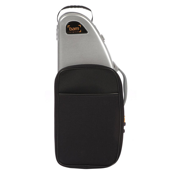 BAM LA DEFENSE Hightech Alto Sax Case with Pocket - Brushed Aluminium (DEF4101XLPA) - Gsus4