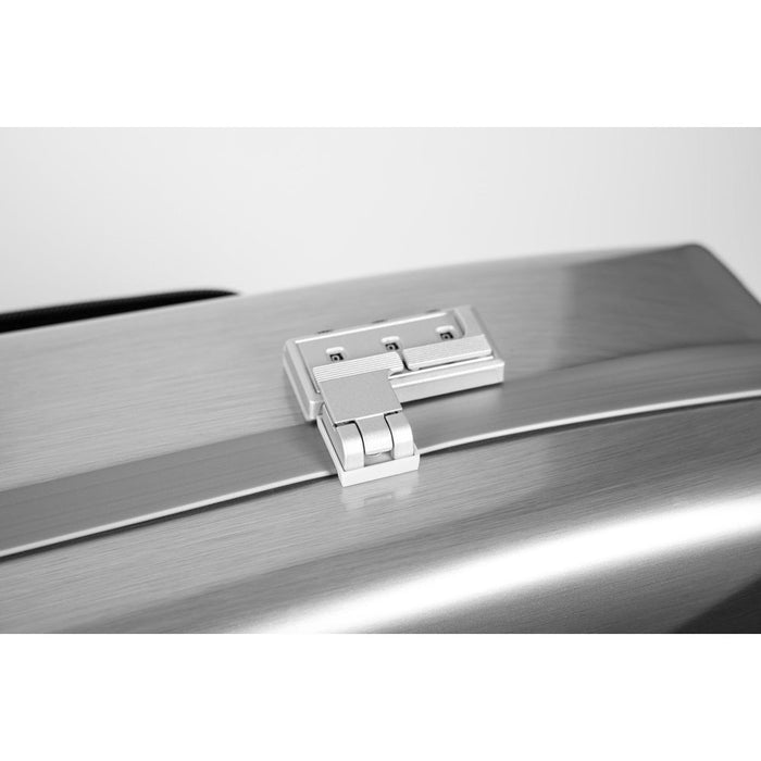 BAM LA DEFENSE Hightech Oblong Viola Case with Back Pocket - Brushed Aluminium (DEF5301XLA) - Gsus4