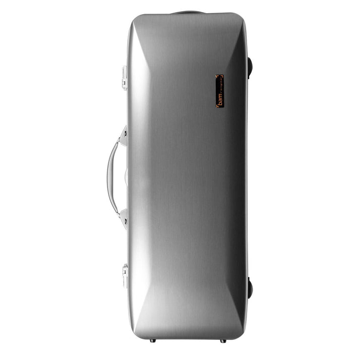 BAM LA DEFENSE Hightech Oblong Viola Case with Back Pocket - Brushed Aluminium (DEF5301XLA) - Gsus4