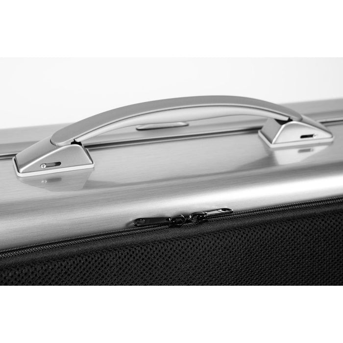 BAM LA DEFENSE Hightech Oblong Viola Case with Back Pocket - Brushed Aluminium (DEF5301XLA) - Gsus4