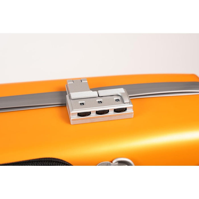 BAM LA DEFENSE Hightech Oblong Violin Case with Back Pocket - Orange (DEF2018XLO) - Gsus4