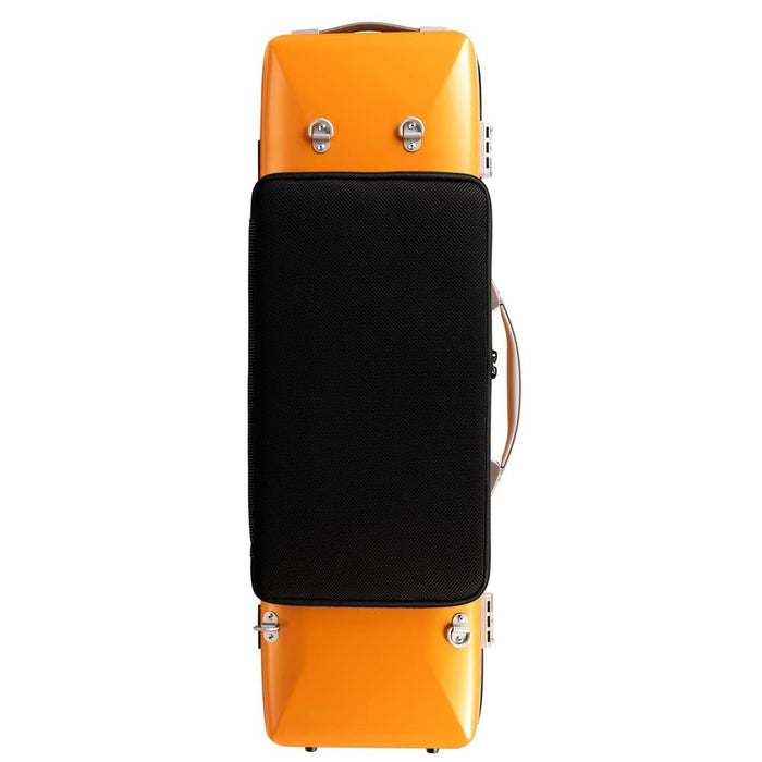 BAM LA DEFENSE Hightech Oblong Violin Case with Back Pocket - Orange (DEF2018XLO) - Gsus4