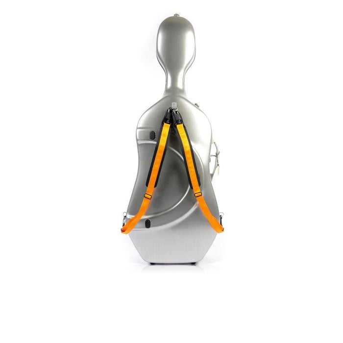 BAM LA DEFENSE Hightech Slim Cello Case - Brushed Aluminium (DEF1005XLA) - Gsus4