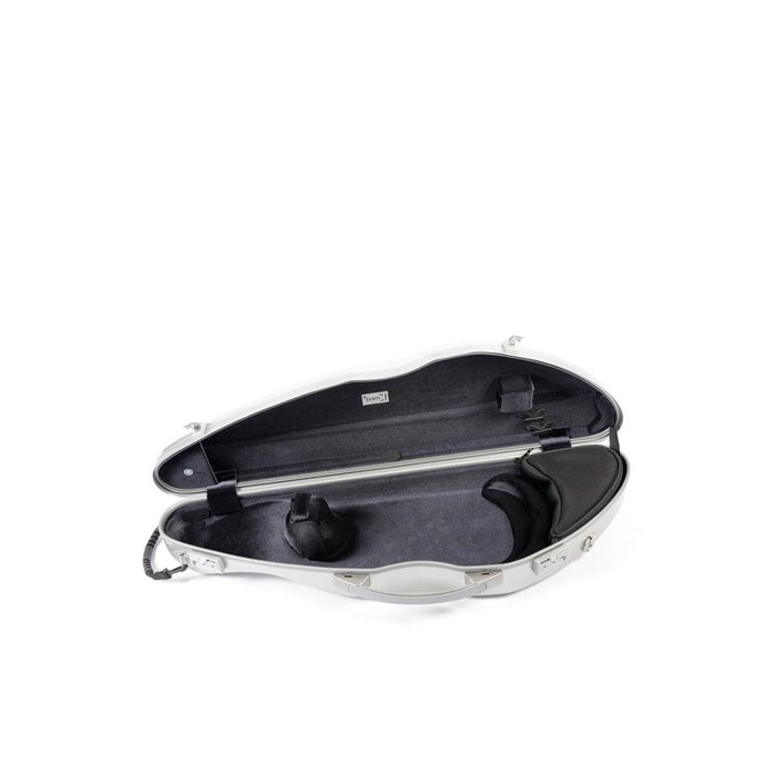 BAM LA DEFENSE Hightech Slim Violin Case - Brushed Aluminium (DEF2000XLA) - Gsus4