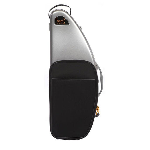 BAM LA DEFENSE Hightech Tenor Sax Case With Pocket - Brushed Aluminium (DEF4102XLPA) - Gsus4