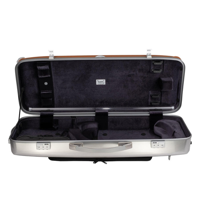 BAM L'ETOILE Hightech Oblong Viola Case with Back Pocket - Cognac (ET5301XLCC) - Gsus4
