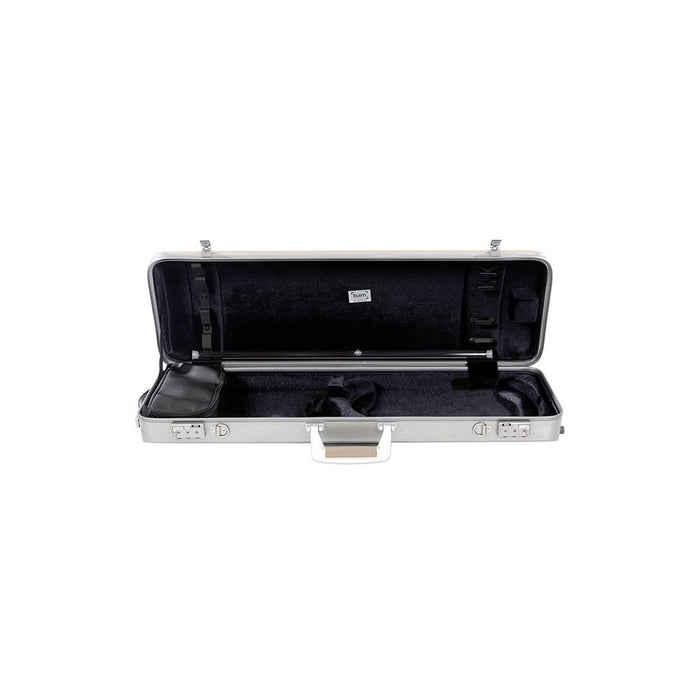 BAM L'ETOILE Hightech Oblong Violin Case - Greige (ET2001XLGR) - Gsus4