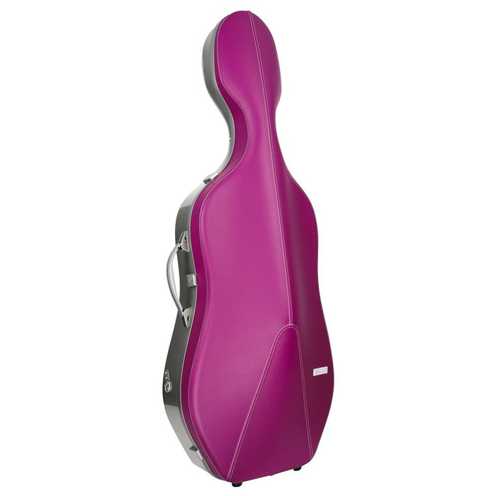 BAM L'ETOILE Hightech Slim Cello Case - Raspberry Red (ET1005XLRR) - Gsus4