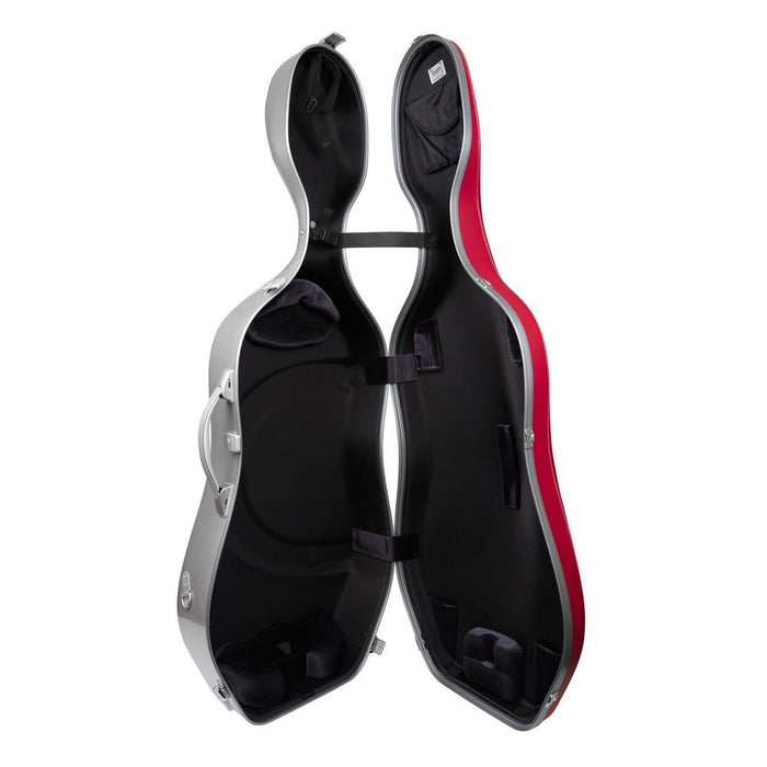 BAM L'ETOILE Hightech Slim Cello Case - Red (ET1005XLR) - Gsus4