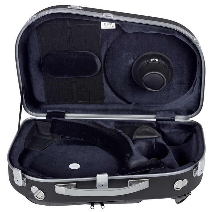 BAM PANTHER Hightech Adjustable French Horn Case - Black (PANT6002XLN) - Gsus4