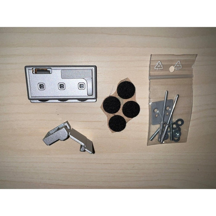 BAM Right Combination Lock (New Version) - Silver (SPARE) - Gsus4