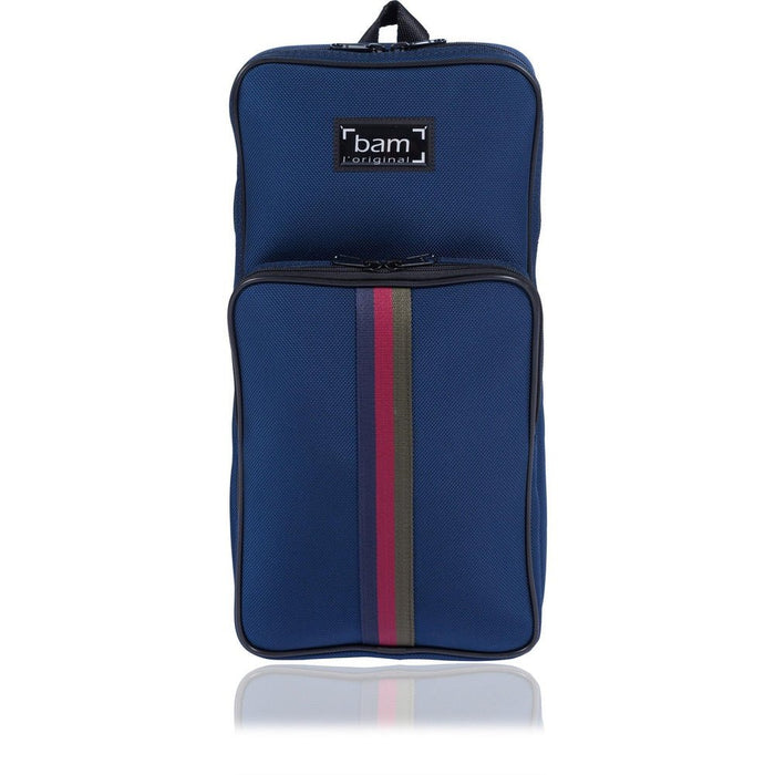 BAM ST. GERMAIN Easy Up Cover for 1 Oboe, Clarinet or Flute Hightech Hardshell Case - Navy Blue (SGEASYB) - Gsus4