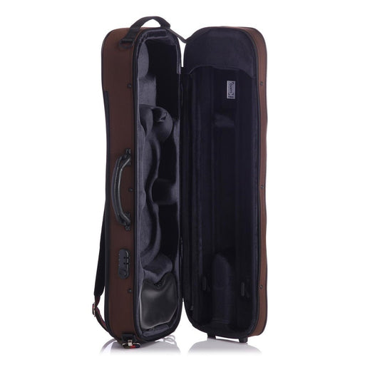 BAM ST. GERMAIN Stylus Violin Case - Chocolate (SG5001SC) - Gsus4