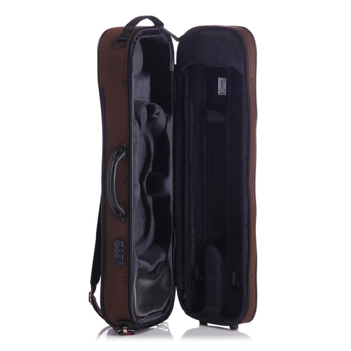 BAM ST. GERMAIN Stylus Violin Case - Chocolate (SG5001SC) - Gsus4