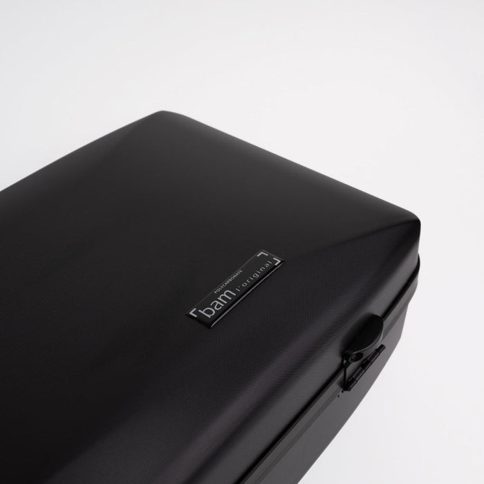 BAM SUPREME Hightech Oblong Viola Case with Back Pocket - Black / Black Version (SUP5301XLNN) - Gsus4