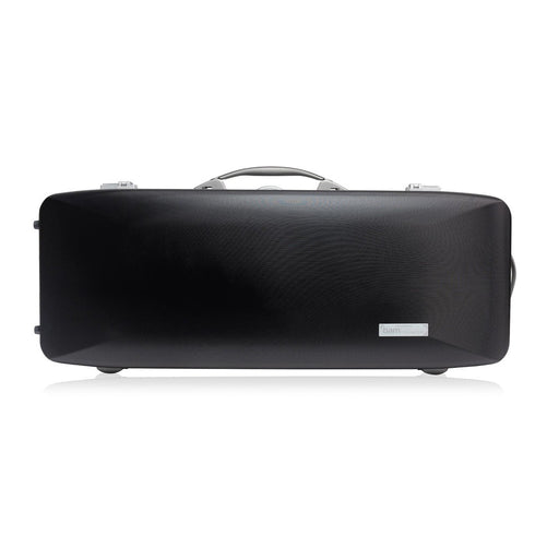 BAM SUPREME Hightech Oblong Viola Case with Back Pocket - Black / Silver Version (SUP5301XLNS) - Gsus4