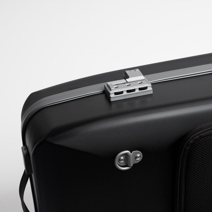 BAM SUPREME Hightech Oblong Viola Case with Back Pocket - Black / Silver Version (SUP5301XLNS) - Gsus4