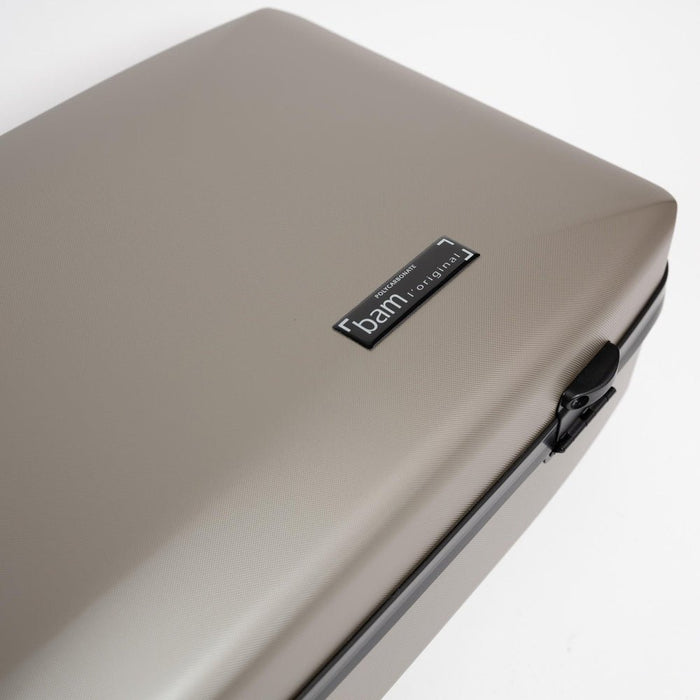 BAM SUPREME Hightech Oblong Viola Case with Back Pocket - Champagne / Black Version (SUP5301XLCN) - Gsus4