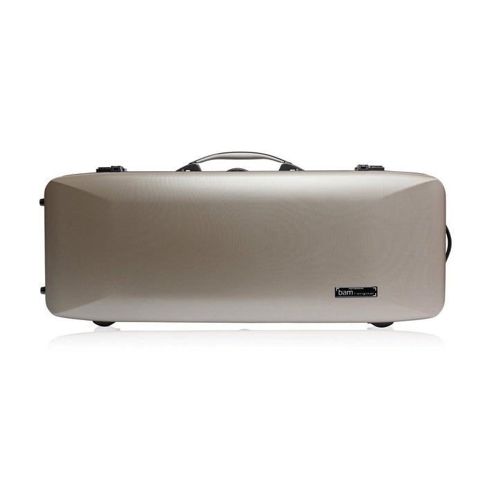 BAM SUPREME Hightech Oblong Viola Case with Back Pocket - Champagne / Black Version (SUP5301XLCN) - Gsus4