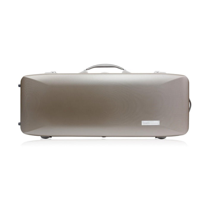BAM SUPREME Hightech Oblong Viola Case with Back Pocket - Champagne / Silver Version (SUP5301XLCS) - Gsus4