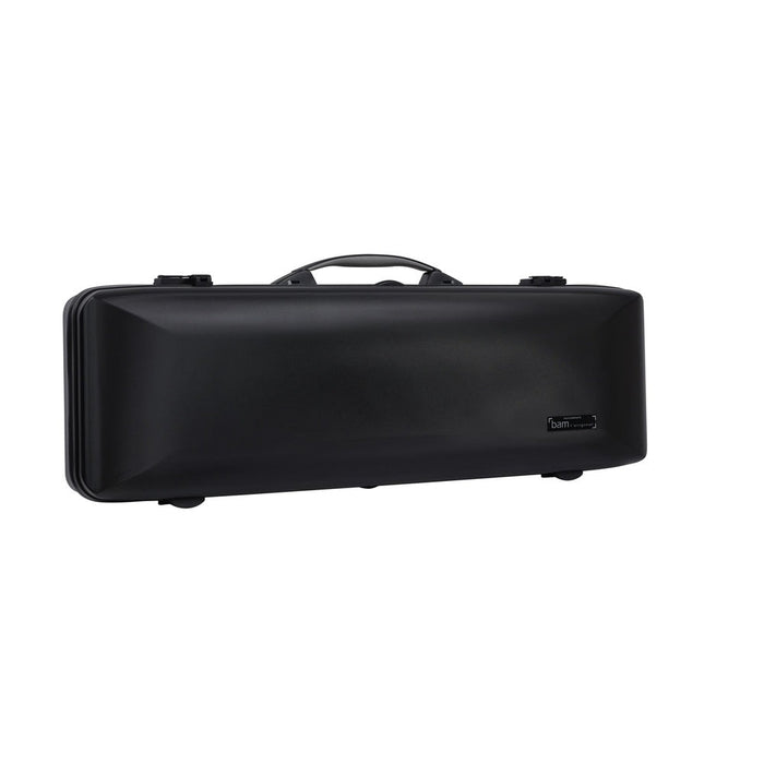 BAM SUPREME Hightech Oblong Violin Case with Back Pocket - Black / Black Version (SUP2018XLNN) - Gsus4