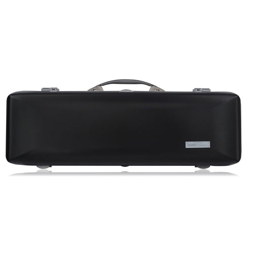 BAM SUPREME Hightech Oblong Violin Case with Back Pocket - Black / Silver Version (SUP2018XLNS) - Gsus4