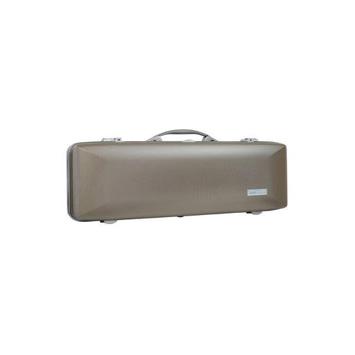 BAM SUPREME Hightech Oblong Violin Case with Back Pocket - Champagne / Silver Version (SUP2018XLCS) - Gsus4