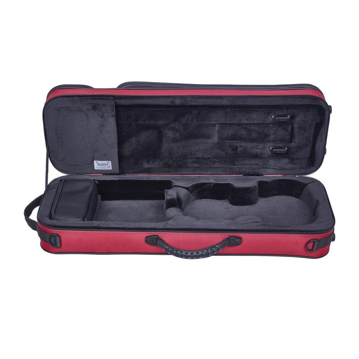 BAM YOUNGSTER 1/4 - 1/8 Oblong Violin Case - Red (YO2013SR) - Gsus4