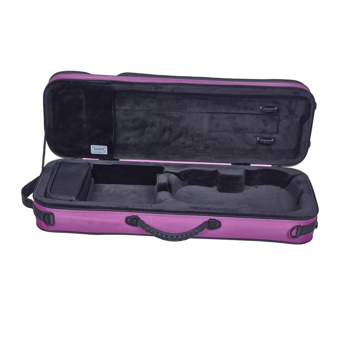 BAM YOUNGSTER 3/4 - 1/2 Oblong Violin Case - Dark Pink (YO2003SRF) - Gsus4