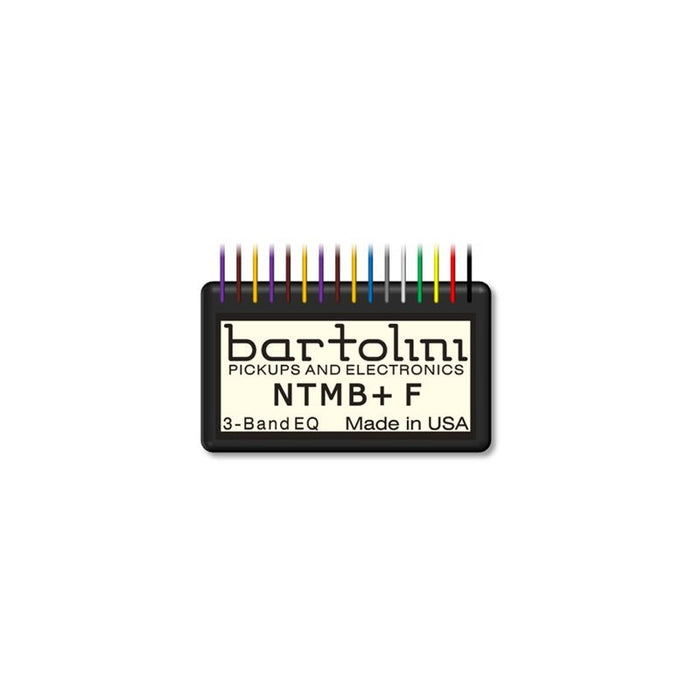 Bartolini NTMB+GF Preamp Module, 3-Band EQ, Fretted with Pre-wired Gain Trimmer (BARNTMBGF) - Gsus4