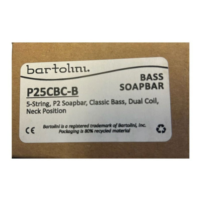 Bartolini P25CBCB Classic Bass 5-String Dual Coil P2 Soapbar Neck Pickup (BARP25CBCB) - Gsus4