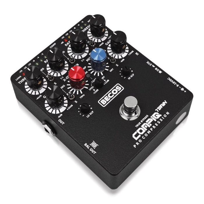 BECOS | CompIQ TWAIN Pro MK2 | Dual Band / Stacked Compressor Pedal (CIQT - 1) - Gsus4