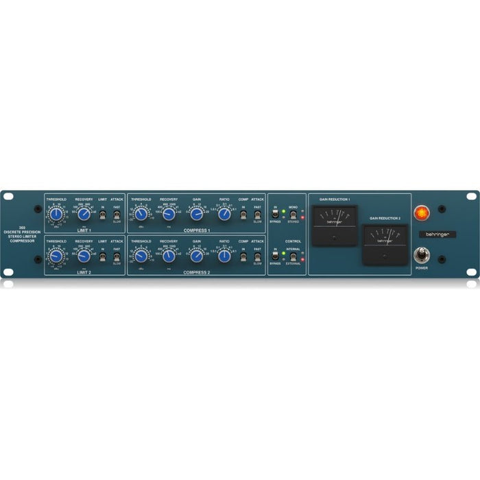 Behringer 369 2 Channel Stereo Compressor & Limiter (450771) - Gsus4