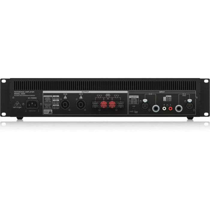 Behringer A800 Pro 800W Reference Amplifier (450525) - Gsus4