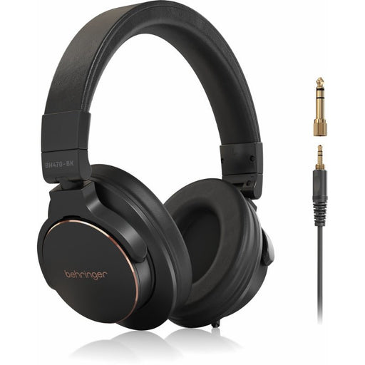 Behringer BH470 - BK Studio Monitoring Headphones | Black (450799) - Gsus4