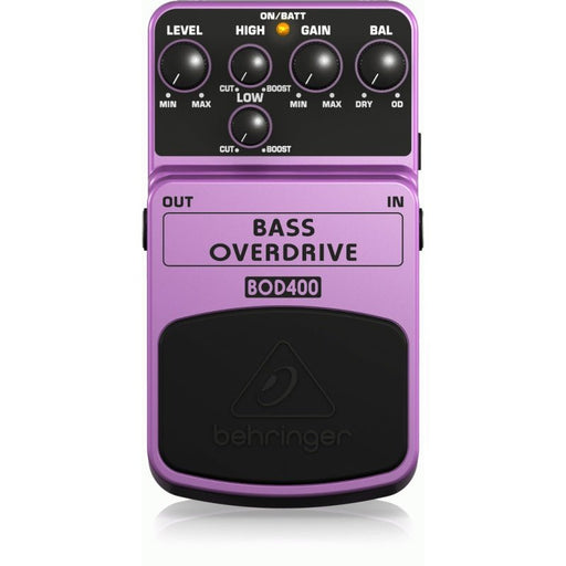 Behringer BOD400 Bass Overdrive Pedal (450357) - Gsus4