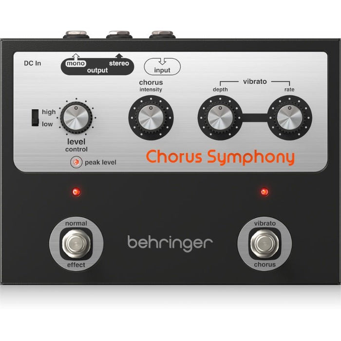 Behringer Chorus Symphony Pedal Inspired by '70 Jazz Chorus Amp (450819) - Gsus4
