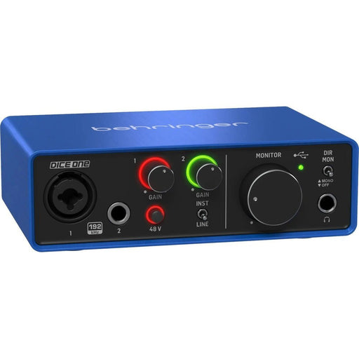 Behringer Dice 1U2 192KHZ 1 Mic Pre USB Audio Interface