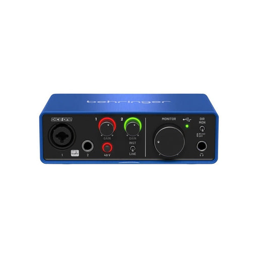 Behringer Dice 1U2 192KHZ 1 Mic Pre USB Audio Interface
