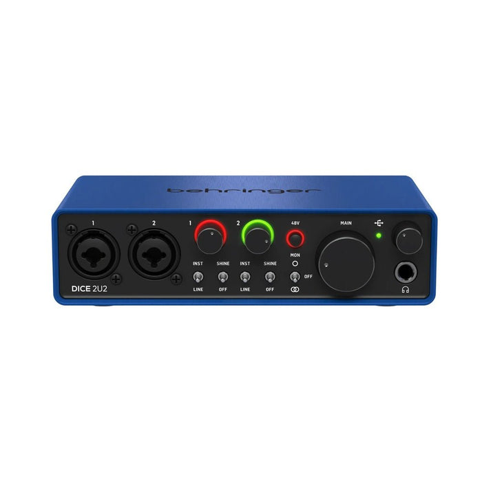 Behringer Dice 2U2 192KHZ 2 Mic Pre USB Audio Interface