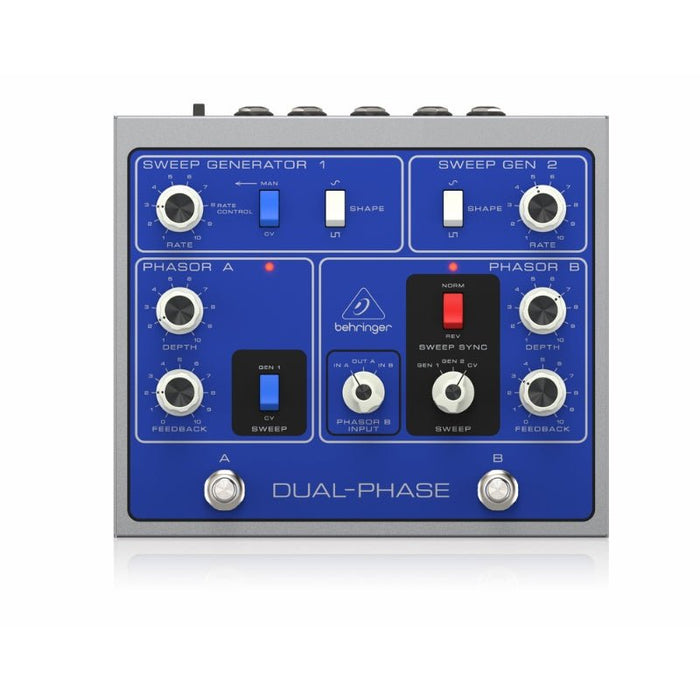 Behringer Dual - Phase Analog Phase Shift Pedal (450712) - Gsus4