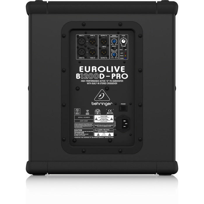 Behringer Eurolive B1200d Active Pro Subwoofer (450108) - Gsus4