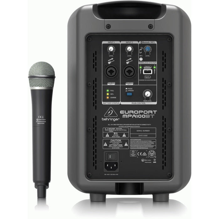 Behringer Europort Mpa100bt Portable Pa (450492) - Gsus4
