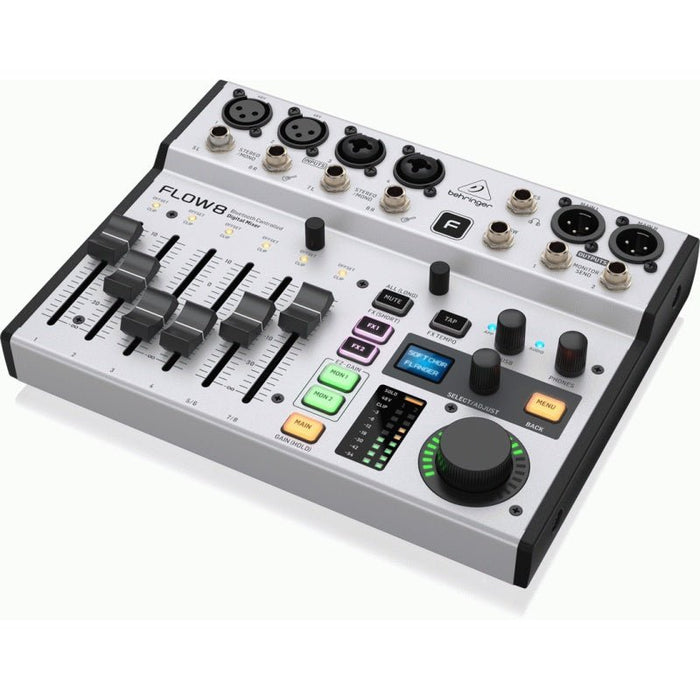 Behringer Flow - 8 8ch Dig. Usb Mixer W/ Bluetooth (450643) - Gsus4
